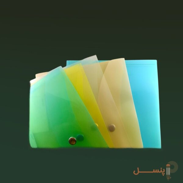 پوشه پلاستیکی دکمه دار سایز A5 - تصویر 2