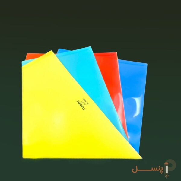پوشه پلاستیکی دکمه دار سایز A4 - تصویر 2